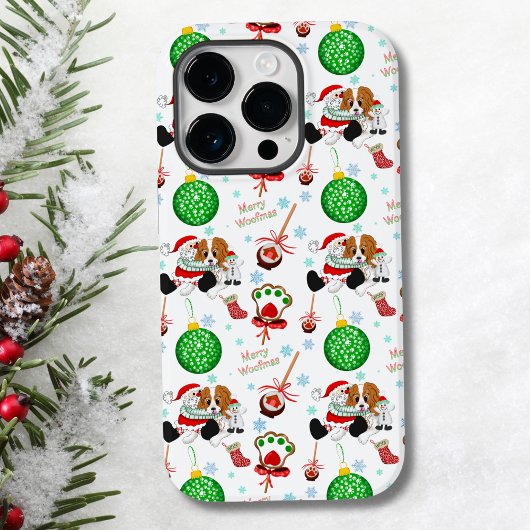 Ein sehr froher Cavalier King Charles Weihnachten Case-Mate iPhone Hülle