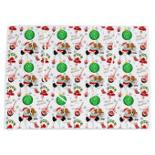 Ein sehr froher Cavalier King Charles Weihnachten Große Geschenktüte (Vorderseite)