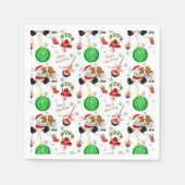 Ein sehr froher Cavalier King Charles Weihnachten Serviette (Vorderseite)