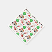 Ein sehr froher Cavalier King Charles Weihnachten Serviette (Ecke)