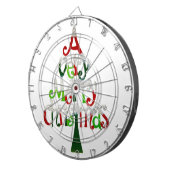 Ein sehr froher Weihnachtsbaum Dartscheibe (Vorderseite rechts)