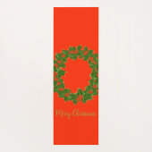 Ein sehr froher Weihnachtskranz Yogamatte (Rückseite)