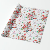 Ein sehr frohes Doggie Weihnachten Geschenkpapier (Ungerollt)
