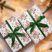 Ein sehr frohes Doggie Weihnachten Geschenkpapier Set