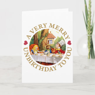 Ein sehr frohes Un-Geburtstag ist dir beschert! Feiertagskarte