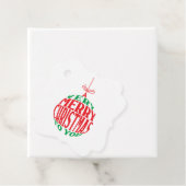 Ein sehr frohes Weihnachtsfest für dich Geschenkanhänger (Beispiel)