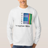Ein sehr fröhlicher T - Shirt für das neue Jahr 20 (Vorderseite)