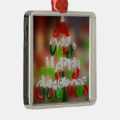 Ein sehr fröhliches Weihnachtsgeschenk Ornament Aus Metall (Rechts)