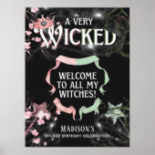 Ein sehr gepflegtes Begrüßungszeichen Poster (Vorne)