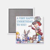 Ein sehr glücklicher Un-Geburtstag an Dich! Magnet (Vorderseite/Rückseite)