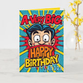 Ein sehr großer Geburtstag Karte (Gelbe Blume)