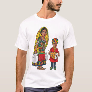Ein sehr gutes Kunstwerk der Banjara-Gemeinschaft. T-Shirt