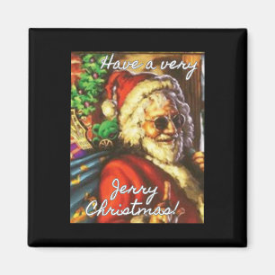 Ein sehr Jerry Christmas Garcia Santa Feiertag hab Magnet