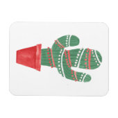 Ein sehr kaktischer Weihnachtsbaum Magnet (Horizontal)