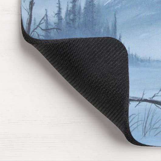 Ein sehr kalter Winter Mousepad (Ecke)