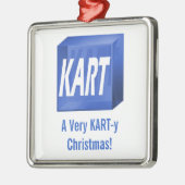 Ein sehr KART-y Weihnachten! Verzierung Silbernes Ornament (Links)