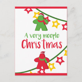 Ein sehr leichtes Weihnachtsmeisterspiel Postkarte