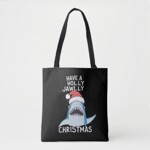 Ein sehr lustiges Weihnachtsfilm-Sarkastischer Hai Tasche