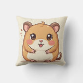 Ein sehr niedlicher Hamster Sein Name ist Tori Kissen (Rückseite)