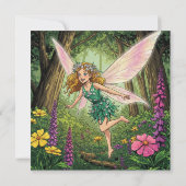 Ein sehr reichhaltiges Party Einladung (Rückseite)