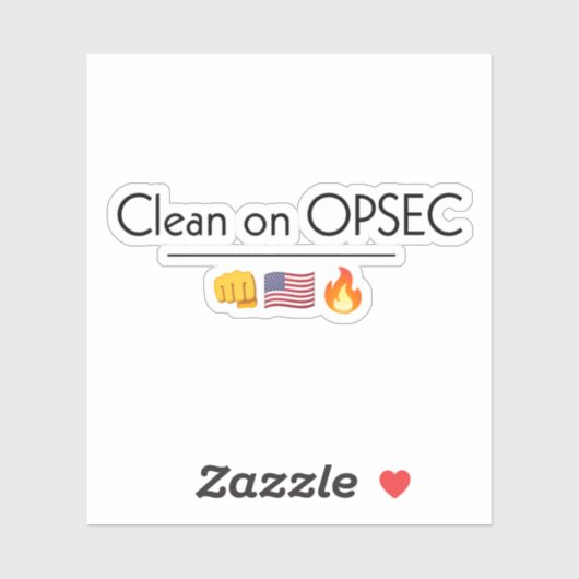 Ein sehr sauberer Aufkleber (Blatt)