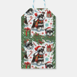 Ein sehr schnauzer Weihnachten Geschenkanhänger