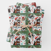 Ein sehr schnauzer Weihnachten Geschenkpapier Set (Beispiel)