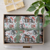 Ein sehr schnauzer Weihnachten Seidenpapier (Geschenk)