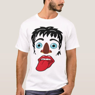 Ein sehr seltsames Maskendesign eines T - Shirt