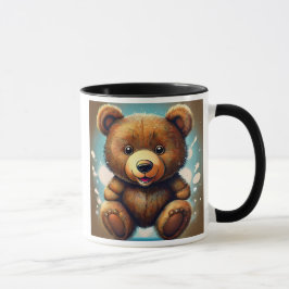 Ein sehr süßer Teddybär. Tasse