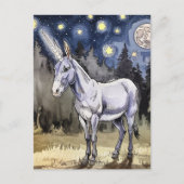 Ein sehr süßes Donkey-Einhorn Postkarte (Vorderseite)