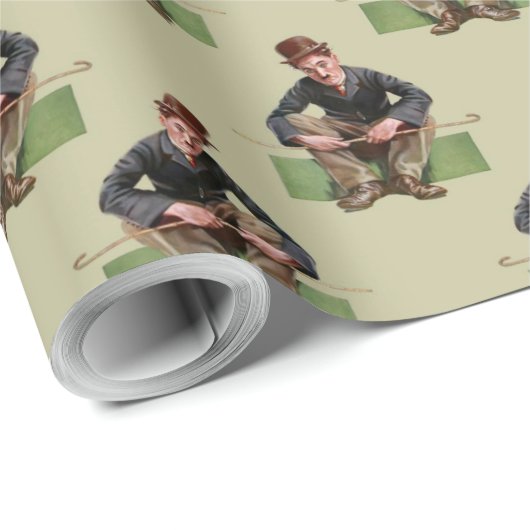 Ein sehr trauriger Tramp Geschenkpapier (Rolleneckpunkt)