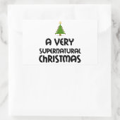 EIN SEHR ÜBERNATÜRLICHES WESEN RECHTECKIGER AUFKLEBER (Tasche)