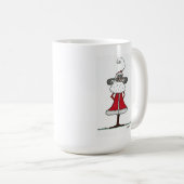 Ein sehr ursprünglicher Weihnachtsmann in seinem s Kaffeetasse (VorderseiteRechts)