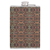 ein sehr verziertes Muster mit vielen verschiedene Flachmann (Rückseite)