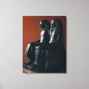 Ein seigneurial Paar in der zeremoniellen Leinwanddruck