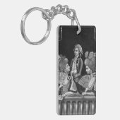 Ein Seitenkasten Schlüsselanhänger (Vorderseite links)