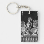 Ein Seitenkasten Schlüsselanhänger (Vorderseite)