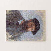 Ein Selbstportrait mit dem Beret Monet Kunst, Dich Puzzle (Horizontal)