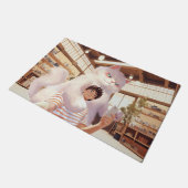 Ein Selfie mit dem Fluffy Riesen Fußmatte (Schrägansicht)