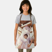 Ein Selfie mit dem Fluffy Riesen Schürze (Insitu)