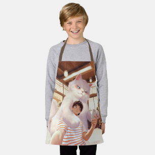 Ein Selfie mit dem Fluffy Riesen Schürze