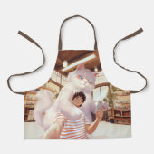 Ein Selfie mit dem Fluffy Riesen Schürze (Vorderseite)