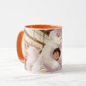 Ein Selfie mit dem Fluffy Riesen Tasse (Vorderseite Links)