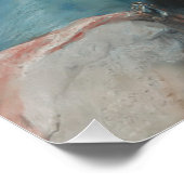 Ein Selfie mit meinem Papagei Poster (Ecke)