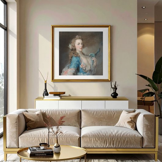 Ein Selfie mit meinem Papagei Poster