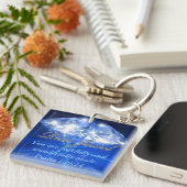 Ein seltener Edelstein Schlüsselanhänger (Vorderseite rechts)