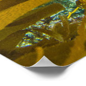Ein seltsamer Hafen Siegel Kelp Forest | Santa Bar Poster (Ecke)