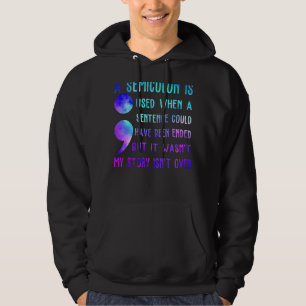 Ein Semikolon wird verwendet, wenn ein Satz hätte Hoodie