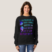 Ein Semikolon wird verwendet, wenn ein Satz hätte  Sweatshirt (Vorne ganz)